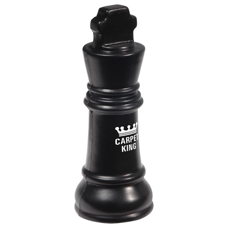 Custom Printed King Chess Piece Stress Ball