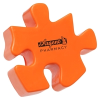 Branded Puzzle Piece Stress Ball