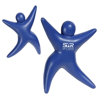Blue Imprinted Starman Stress Ball
