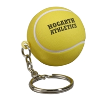 Promotional Tennis Ball Key Chain Stress Ball