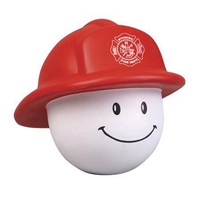 Promotional Fireman Mad Cap Stress Ball