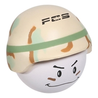 Soldier Mad Cap Stress Ball With Logo