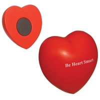 Promotional Valentine Heart Magnet Stress Ball