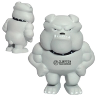 Promotional Bulldog Mascot Stress Ball