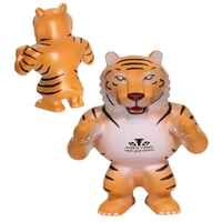 Promotional Tiger Mascot Stress Ball