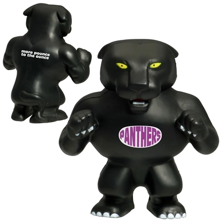 Promotional Panther Mascot Stress Ball