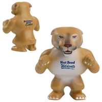 Promotional Wildcat-Cougar Mascot Stress Ball