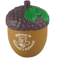 Custom Printed Acorn Stress Ball