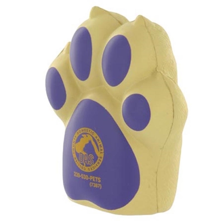 Dog Paw Stress Ball with Logo