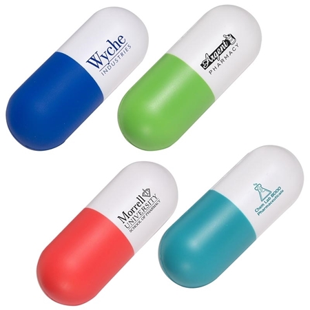 Promotional Capsule Stress Ball