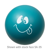 Imprinted Emoticon Stress Ball
