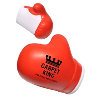 Red Custom Printed Boxing Glove Stress Ball