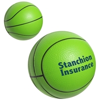 Branded Custom Basketball Stress Ball