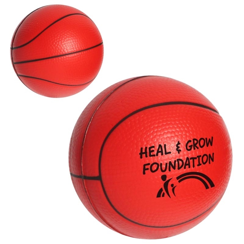 custom basketball stress balls