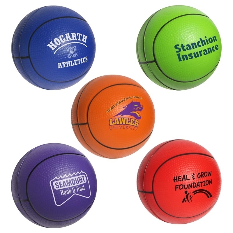 squishy basketball stress ball