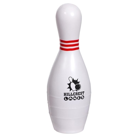 Custom Printed Bowling Pin Stress Ball