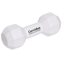 Dumbbell Stress Ball With Logo