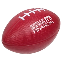 Red Custom Football Stress Ball