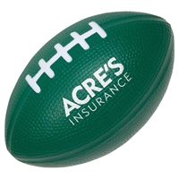 Imprinted Medium Football Stress Ball