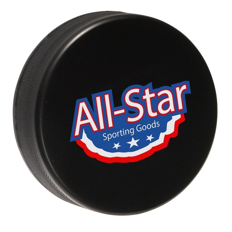 Promotional Hockey Puck Stress Ball with Custom Logo