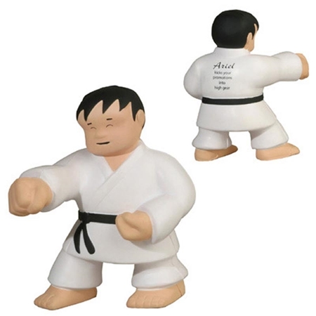 Promotional Karate Man Stress Ball