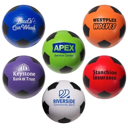 Customizable Soccer Ball Stress Balls