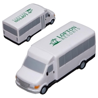 Promotional Shuttle Bus Stress Ball