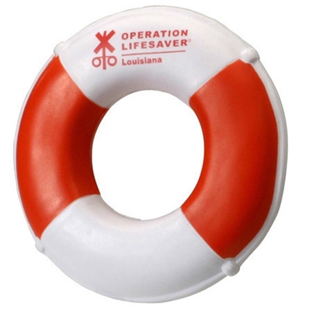 Promotional Life Preserver Stress Ball