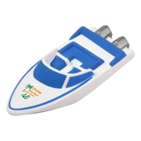 Promotional Speedboat Stress Ball