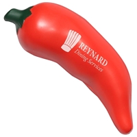 Red Imprinted Chili Pepper Stress Ball