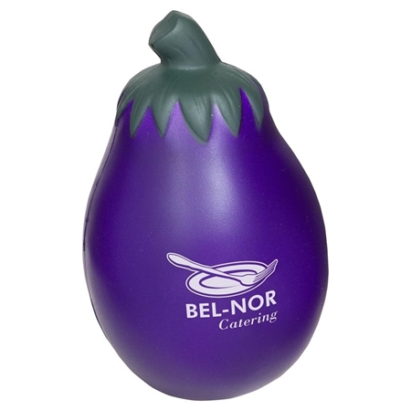 Promotional Eggplant Stress Ball