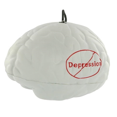 Promotional Brain Yo-Yo Bungee Stress Ball