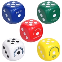 Customizable Dice Stress Balls