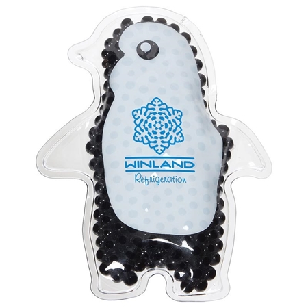 Picture of Custom Printed Penguin Gel Beads Hot/Cold Pack