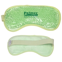 Branded Plush Eye Mask with Aqua Pearls