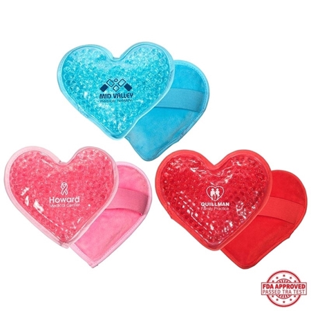 Custom Plush Heart Hot/Cold Packs