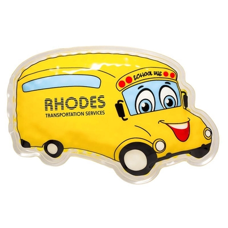 Picture of Custom Printed School Bus Hot/Cold Pack