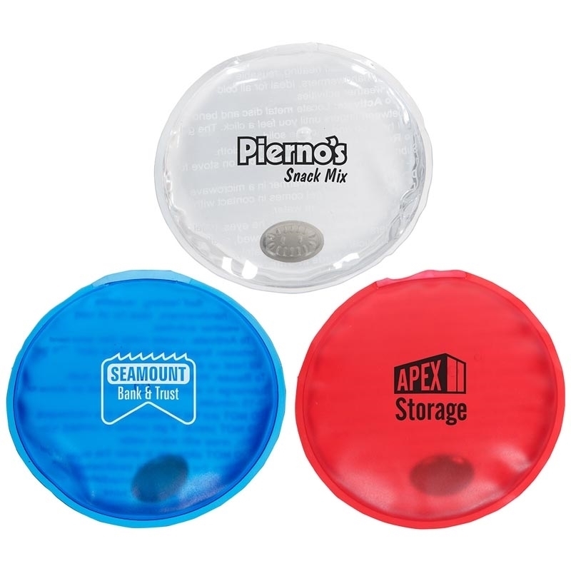 Customized Round Reusable Magic Hand Warmer