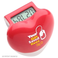 Imprinted pedometer