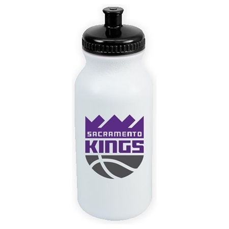 20 oz. White Plastic Water Bottles w/ Push Cap