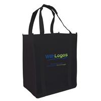 Picture of Full Color Non-woven Grocery Tote - 12"W x 13"H x 8"D