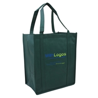 Picture of Full Color Non-woven Grocery Tote - 12"W x 13"H x 8"D