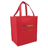 Picture of Full Color Non-woven Grocery Tote - 12"W x 13"H x 8"D