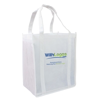 Picture of Full Color Non-woven Grocery Tote - 12"W x 13"H x 8"D