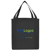 Customized Jumbo Non-woven Grocery Tote - 13"W x 15"H x 10"D