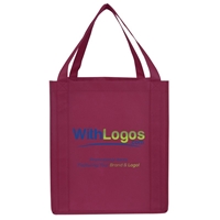 Customizable Jumbo Non-woven Grocery Tote - 13"W x 15"H x 10"D