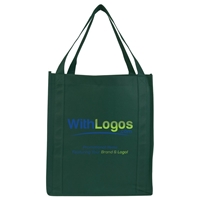 Promotional Jumbo Non-woven Grocery Tote - 13"W x 15"H x 10"D