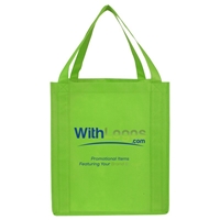 Branded Jumbo Non-woven Grocery Tote - 13"W x 15"H x 10"D