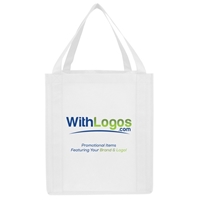 Custom Jumbo Non-woven Grocery Tote - 13"W x 15"H x 10"D