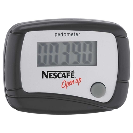 Black Custom pedometer